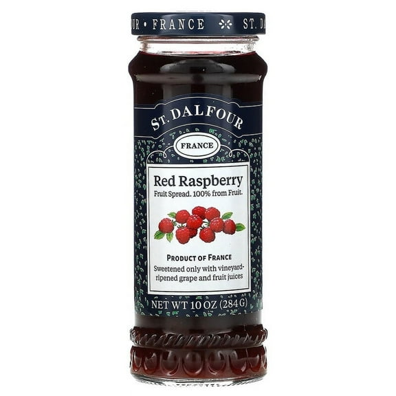 St. Dalfour Deluxe Red Raspberry Spread 10 oz Pack of 2
