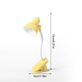 thumbnail image 4 of QualitChoice Lampe de Lecture Clip Réglable Mini Lampe de Table de Bureau Alimenté par Batterie Camping Pince Portable Lumière de Nuit, Bleu Jaune 10B, 4 of 6