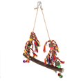 thumbnail image 1 of Bird Perch,Parrots Swing Toy Bird Colorful Beads Bells Toy Hanging Swings Cage Next-Gen Design, 1 of 14