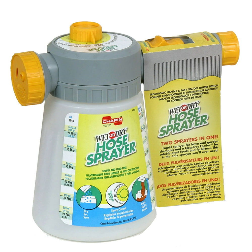 Chapin 6005 6Gallon 3Position Wet/Dry Hose End Metered Specialty