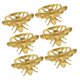 thumbnail image 1 of YSNOOWE 6Ud Metálicos Para Servilletas En Forma De Abeja Para En Bodas Y Fiestas, 1 of 6