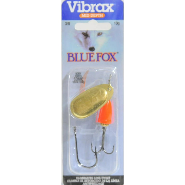Blue Fox Super Vibrax Size 3 Minnow Spin Fishing Lure 3/16 oz