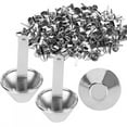 thumbnail image 4 of Flat Feet Studs 200PCS Feet Studs Anti-Rust 12mm Bags For Belts, 4 of 8