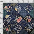 thumbnail image 3 of oneOone Polyester Spandex Green Fabric Florals Dress Material Fabric Print Fabric By The Yard 56 Inch Wide, 3 of 4
