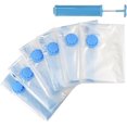 thumbnail image 1 of HWZWT Vacuum Storage Bags | 6 Pack | Clothes Vacuum Storage Bags Large | Storage Bags for Clothes with Pump | Travel Storage Bag | Reusable | Extra Large, 1 of 5