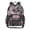 Pink with Gold Butterfly, variant on PVC Transparent Backpacks Clear Backpack for Travel and Outings Pink with Gold Butterfly