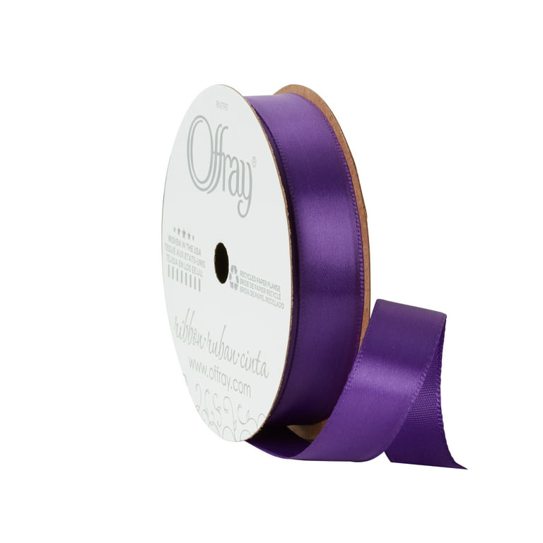2.5″W x 10yd Velvet Ribbon Purple