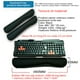 thumbnail image 4 of Bandeja Negra Para Teclado Espuma Viscoelástica Fondo De Caucho Natural Teclado Plataforma Elevada Almohadilla Para Las Manos Reposamuñecas Cojín Cómodo Noticed EL011139-00, 4 of 4