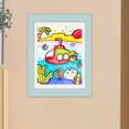 thumbnail image 3 of Sunjoy Tech Photo Frame Front Opening Changeable Magnetic Seal Kids A4 Art Frame Picture Display Container Home Decor, 3 of 8