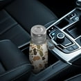 thumbnail image 5 of Camouflage 29oz Stainless Steel Insulated Thermos with Tea Filter, 360° Printed Travel Bottle, Leakproof BPA-Free Flask with Anti-Slip Base, 304 Inner & 201 Outer, Vacuum Cup, 5 of 6