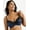 Navy Eclipse-Black, variant on Women's Maidenform DM1195 Comfort Devotion Love Your Lift Underwire Bra (Navy Eclipse/Black 38D)