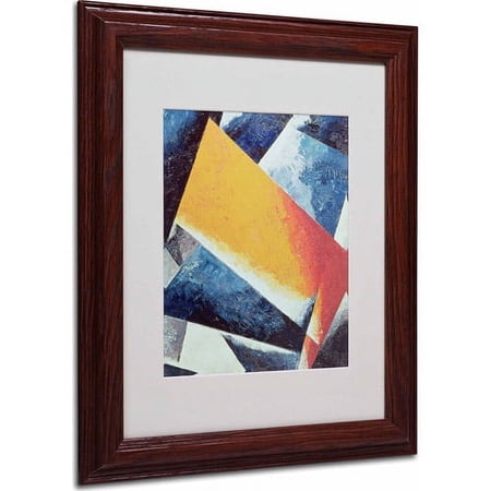 "Architectonic Composition" Matted Framed Art by Lyubov Popova, Wood Frame