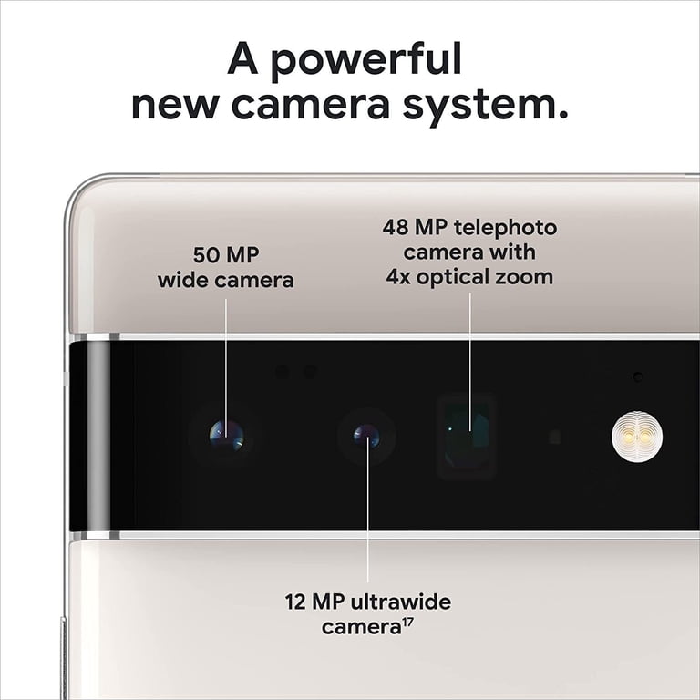Google Pixel 6 Pro 5G 256GB Cloudy White (OEM Unlocked) - CDMA