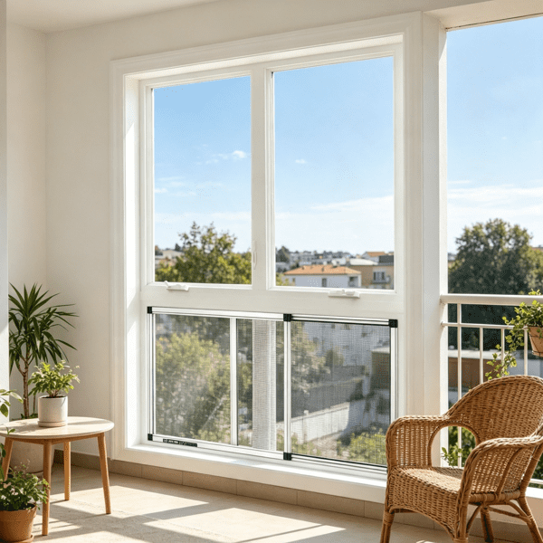 2 Pack Adjustable Window Screen, 15" H x 21"–40" W, Expandable Aluminum Frame with Durable Mesh, Horizontal or Vertical Mount, Fits Most Home Windows
