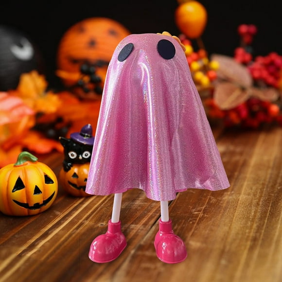 Ghost Wearing Cloak Ornament Halloween Haunted House Parties Themed Statue Multi-Functional Holiday Decor