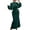 Army Green, variant on Women Long Dress Embroidered Stand Collar Stretch Slim Maxi Gown Female Autumn Party Sheath Dresses Dark Purple M
