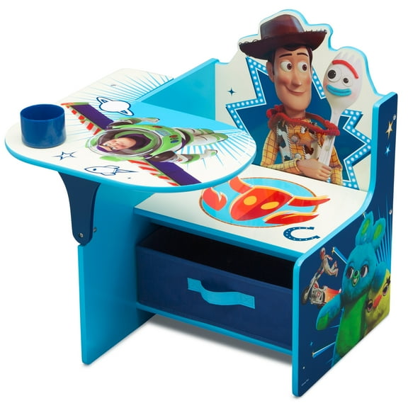 Disney/Pixar Toy Story 4 Chair Desk with Storage Bin by Delta Children, Greenguard Gold Certified