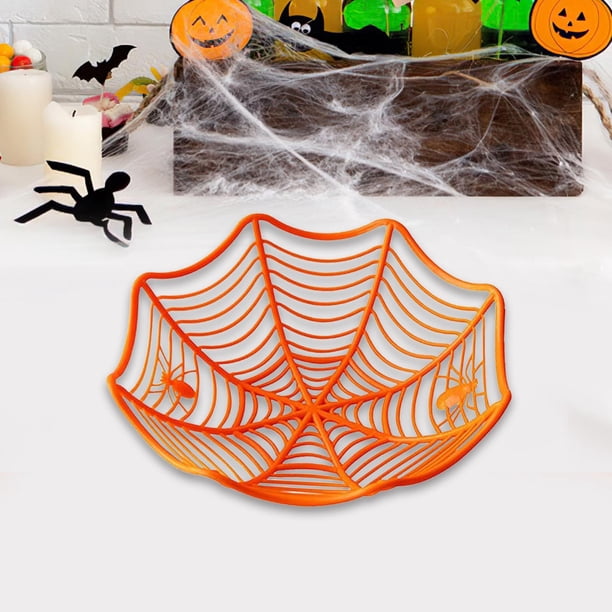 Plato decorativo de tela de araña Macarena para dulces 26 cm