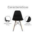 thumbnail image 4 of Silla Xtellar Para Comedor Negocio Modernas Minimalistas Color Negro, 4 of 6