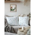 thumbnail image 3 of Outdoor Pillows Waterproof, Light Blue Coastal Bedding Throw Pillows with Insert for Couch Sofa Bed, Nautical Starfish Coral Shell Ocean 16x16 Inch Pillowcases Decorative Patio Pillow Set of 1, 3 of 8