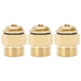 thumbnail image 1 of Boquilla de aspersor de refracción G1/2 de 3 piezas, cabezal de microaspersor de cobre ajustable, accesorios de riego para jardín, 1 of 14