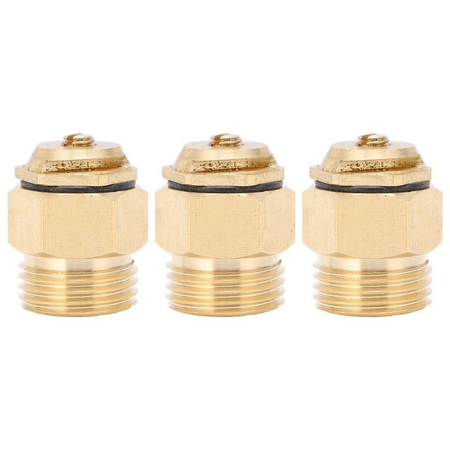 Boquilla de aspersor de refracción G1/2 de 3 piezas, cabezal de microaspersor de cobre ajustable, accesorios de riego para jardín