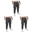 thumbnail image 4 of Pantalones de hombre Qarigey lavables con cordón cintura media para viajes en casa pantalón largo, 4 of 6