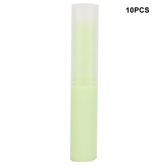 Tubo de bálsamo labial, 10 piezas Botella vacía de lápiz labial de bálsamo labial Botella vacía de lápiz labial Altamente versátil