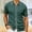 Green, variant on Men's Knit Shirts Short Sleeve Vintage Preppy Style Beach Shirts Summer Casual Button Down Sweater Shirts