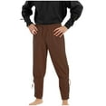 thumbnail image 2 of Styesk Men's Pants Men's Knight Retro Strap Medieval Renaissance Pants Drama Long Pants, 2 of 8