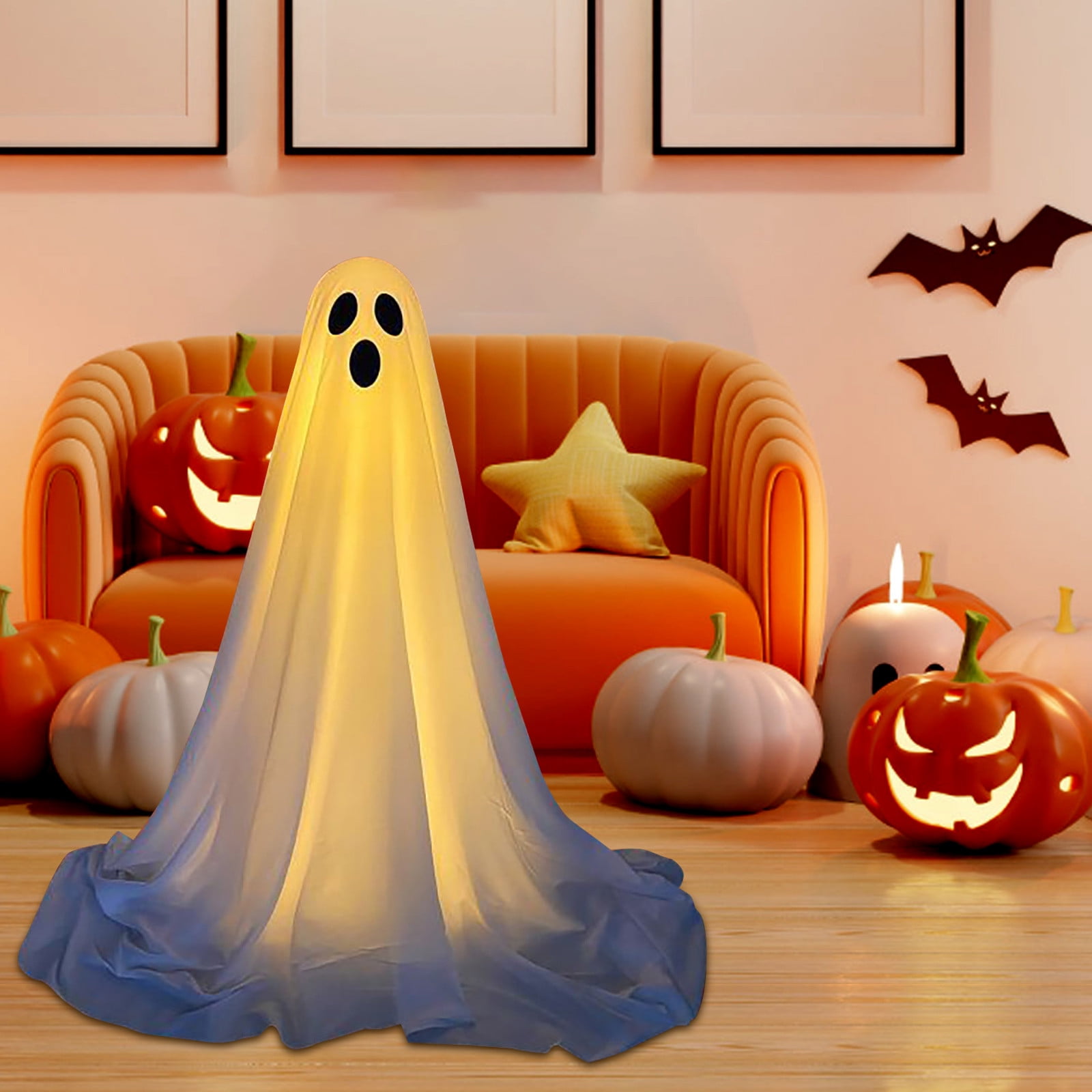 Ghost Candle Battery Operated Halloween Items Unisex Ghost Candle Battery Operated Halloween Items Unisex