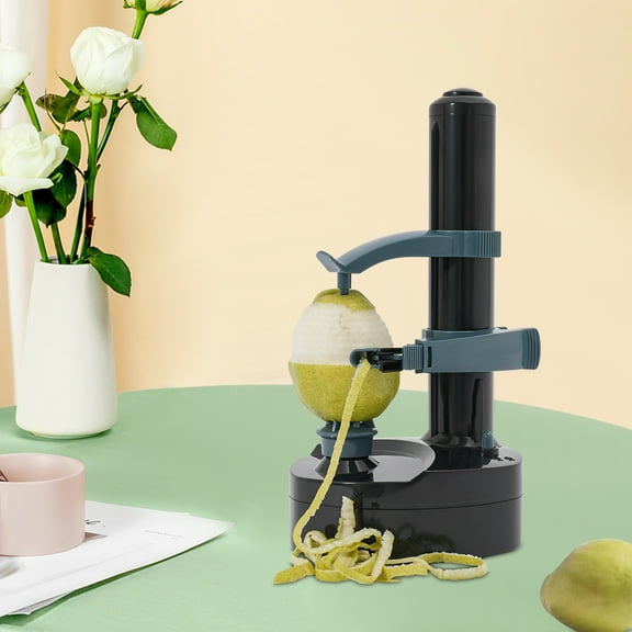 Electric Fruit & Vegetable Peeler Machine – Automatic Apple, Potato Skin Remover with Extra Blades, Hands-Free Kitchen Peeling Tool