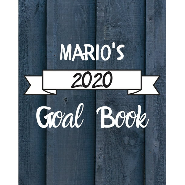 Mario S Goal Book New Year Planner Goal Journal Gift For Mario Notebook Diary Unique Greeting Card Alternative Paperback Walmart Com Walmart Com