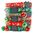 thumbnail image 1 of 100Pcs Pet Christmas Collars Cats Dogs Knitted Animal Accessories Holiday Bow Tie Adjustable Neck Strap Grooming Festival Happy ShopWise Round, 1 of 24