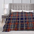 thumbnail image 4 of Plaid Tartan Scottish Throw Blanket,Super Soft Anti-Pilling Flannel Bed Blankets, 40"x30", 4 of 8