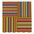 thumbnail image 3 of Ambesonne African Shower Curtain, Art Borders, 69"Wx75"L, Multicolor, 3 of 3