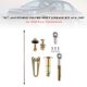 thumbnail image 3 of Kit de varillaje de cambio de columna ajustable de 21" ACA-1807 para transmisión AOD Ford, 3 of 11