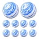 thumbnail image 4 of 10 pelotas de golf para entrenamiento de golf, ligeras, para niños y adultos. Azul Blanco, 4 of 9