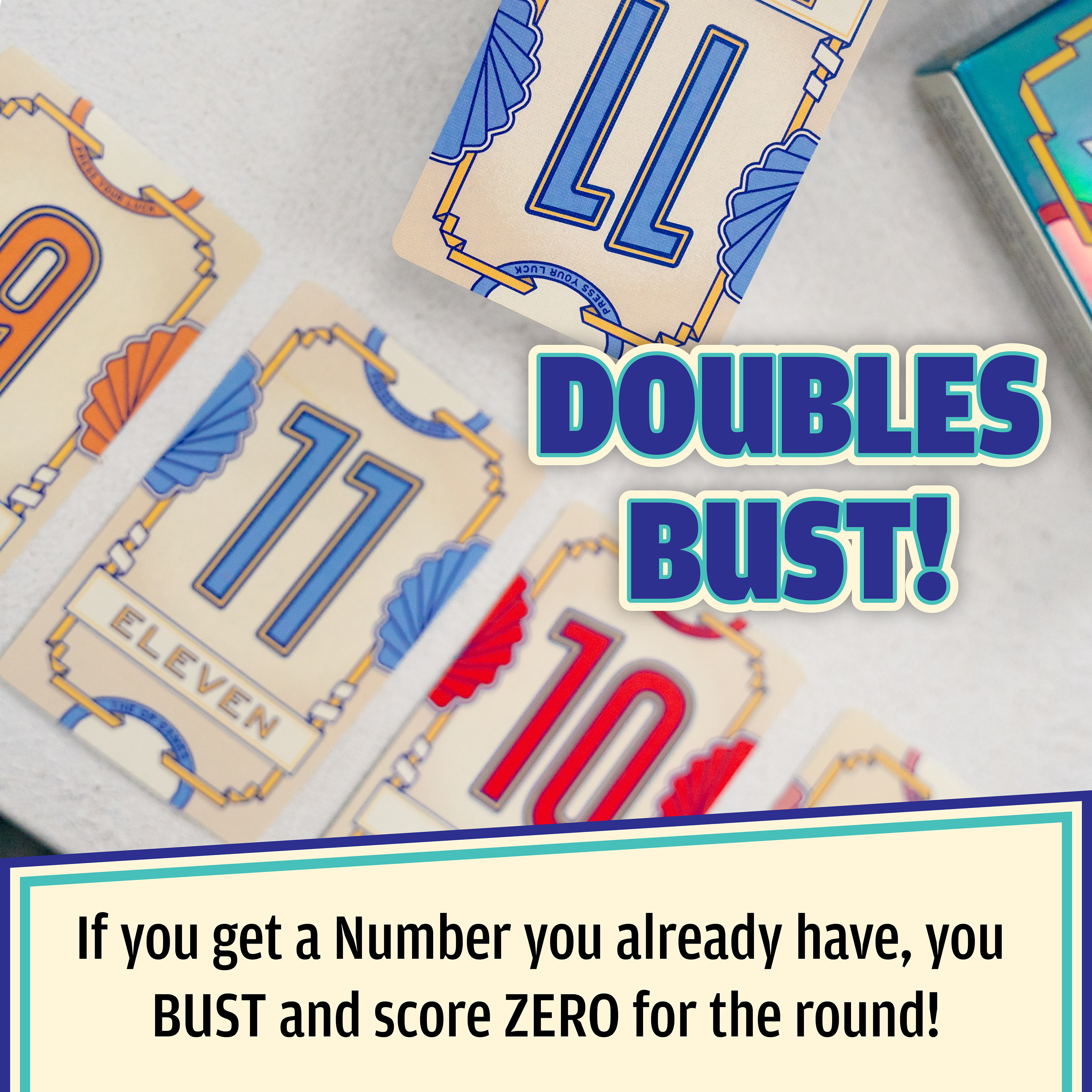 USAopoly Flip 7 Card Game for Family Game Night photo 3