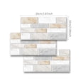 thumbnail image 3 of Sumhomie 9/45/90Pcs Tiles PVC Wall Sticker Kit Waterproof Furniture Decal Kitchen Wall Decor, 3 of 4