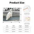 thumbnail image 3 of Canvas Decorative Picture Abstract Wall Art Canvas Paintings Home Decor 16 X 20 Ink Painting Of Egret For Living Room Bedroom Kitchen Office, 3 of 6
