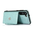 thumbnail image 4 of ELEHOLD Crossbody Luxury Wallet Case for Samsung Galaxy S23 Plus/S23+ 6.6" with Card Slots, Magnetic Button Detachable Shoulder Strap Purse Phone Case, Mint, 4 of 5