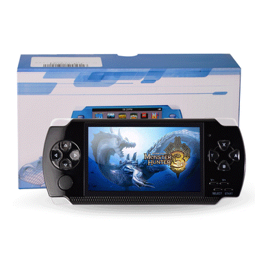 Video Game Console kids electronics 480*272 resolution With rocker/8 GB/Black/4.3 inch Screen, Over 9999 Free Games