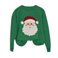 thumbnail image 4 of PNTUTB Women's Christmas Holiday Fashion Xmas Pattern Printed Crew Neck Long Sleeve Hoodless Pullover Sweatshirts, 4 of 6