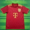 thumbnail image 1 of Camiseta Clásica De Verano Del Bayern De Múnich, Temporada 25-26, Con Motivo Del 125 Aniversario, De Manga Corta, Color RojoS, 1 of 2
