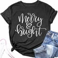 thumbnail image 1 of WEAIXIMIUNG T-Shirt Décontracté Imprimé Col Rond Uni Manches Courtes pour Femmes Saint-Valentin, 1 of 2