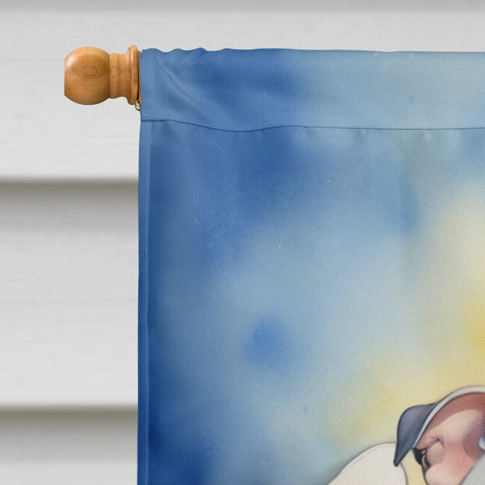 Staffordshire Bull Terrier My Angel House Flag 28 in x 40 in