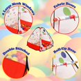thumbnail image 2 of Kids Polka Dot Theme Ball Pit Play Tent, Indoor/Outdoor Pop-up Toy House, Extra Roomy, Easy Assembly - Balls Not Included, 2 of 5