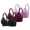 black+burgundy+purple, variant on Aivtalk Wireless Bras for Older Women Full Coverage Bralette Underwear Comfort Wide Side Support Everyday Bras(40/90BC)