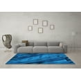 thumbnail image 3 of Ahgly Company Indoor Rectangle Animal Light Blue Modern Area Rugs, 2' x 5', 3 of 4